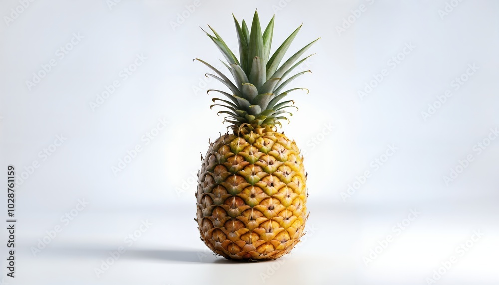 pineapple on a white background pineapple on a white background
