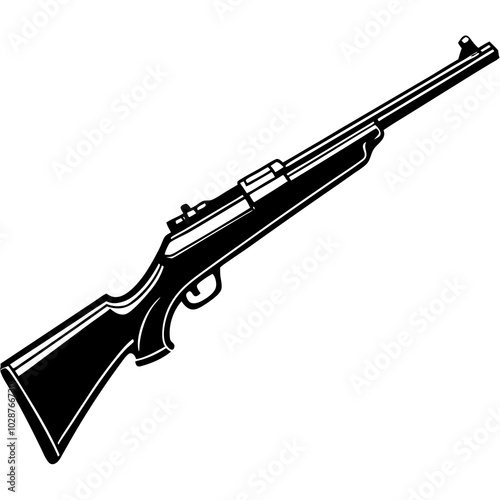 illustration of a gun