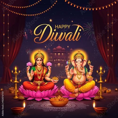 "Happy Diwali" featuring La...