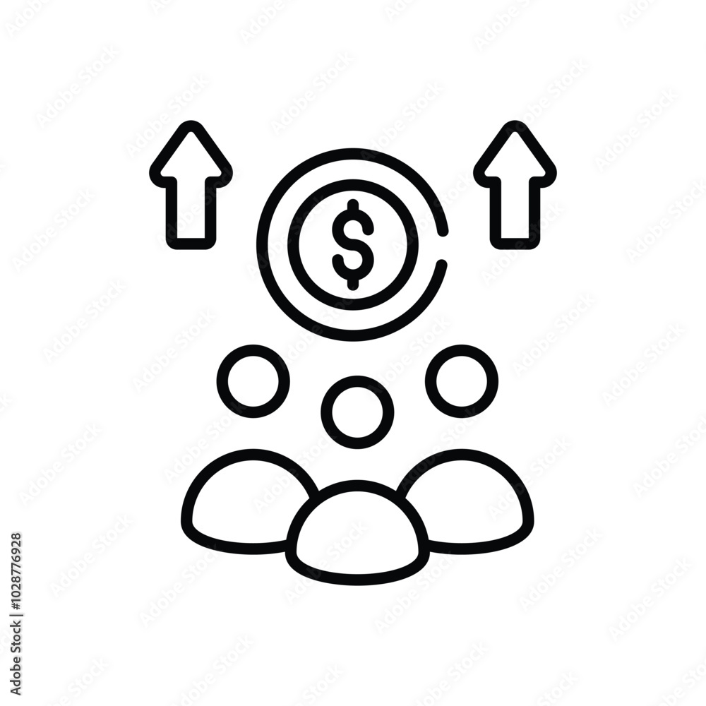 Financial Independence vector icon Financial Independence vector icon