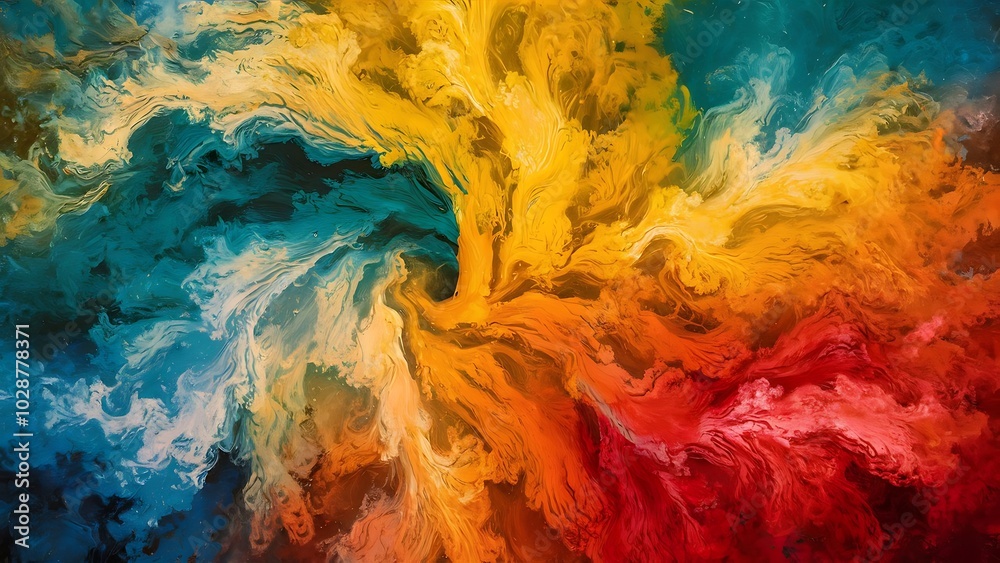 Naklejka premium Abstract colorful textured background