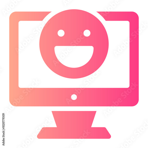 comuter gradient icon