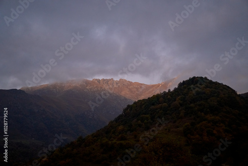 The view of Khustup Mountain, Armenia