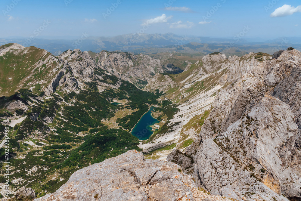 Mountain Panorama from Peak of Bobotov Kuk