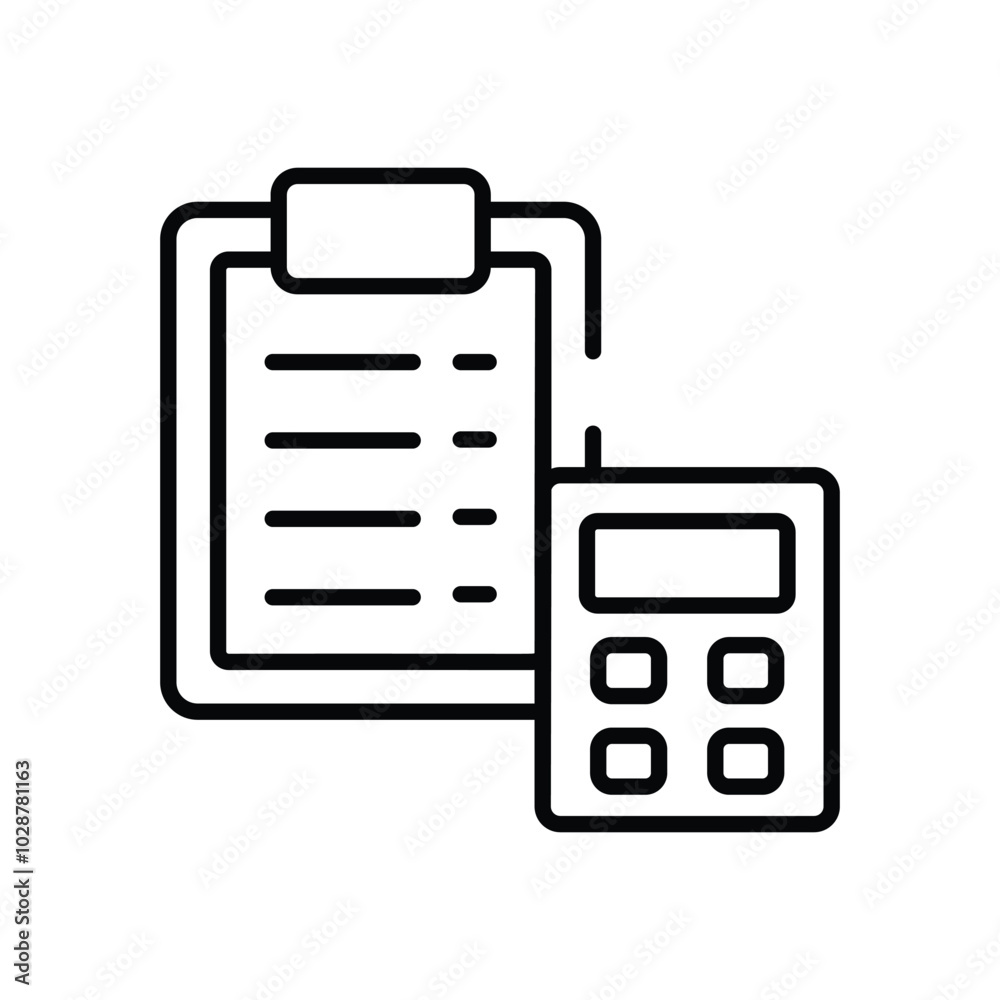 Financial Planner vector icon Financial Planner vector icon