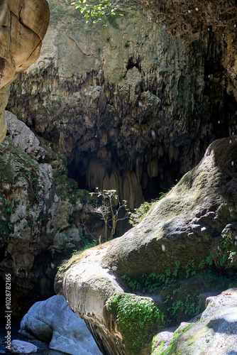 The waterfall under the Devil's Bridge, Armenia