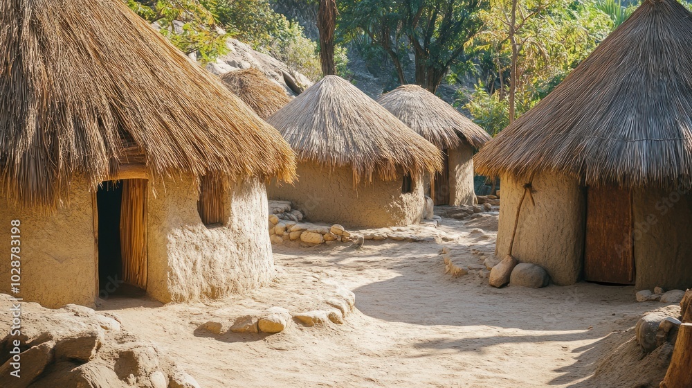 Traditional African Mud Houses Traditional African Mud Houses