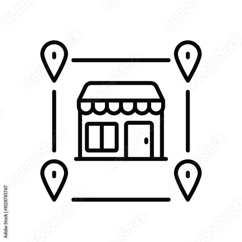 Franchise Business vector icon