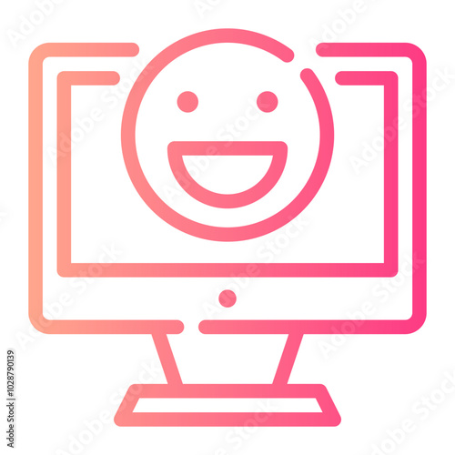 comuter gradient icon