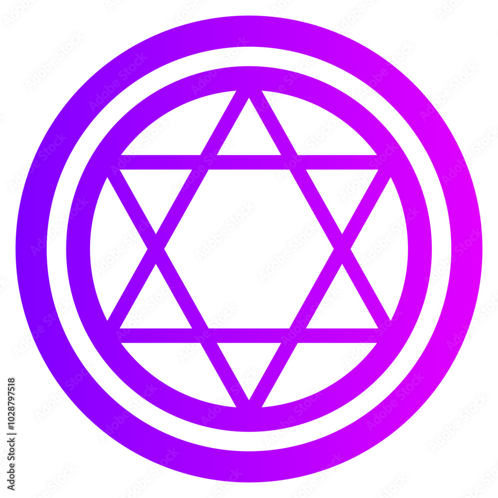 Judaism gradient icon Judaism gradient icon