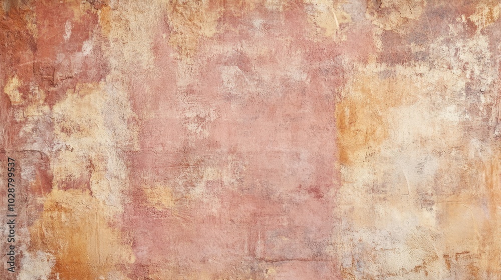 A beautifully textured Boho-style background with a plastered wall design, offering a perfect canvas for artistic banners or posters celebrating the Bohemian aesthetic.