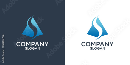 collection of letter s abstract monogram logo design vector