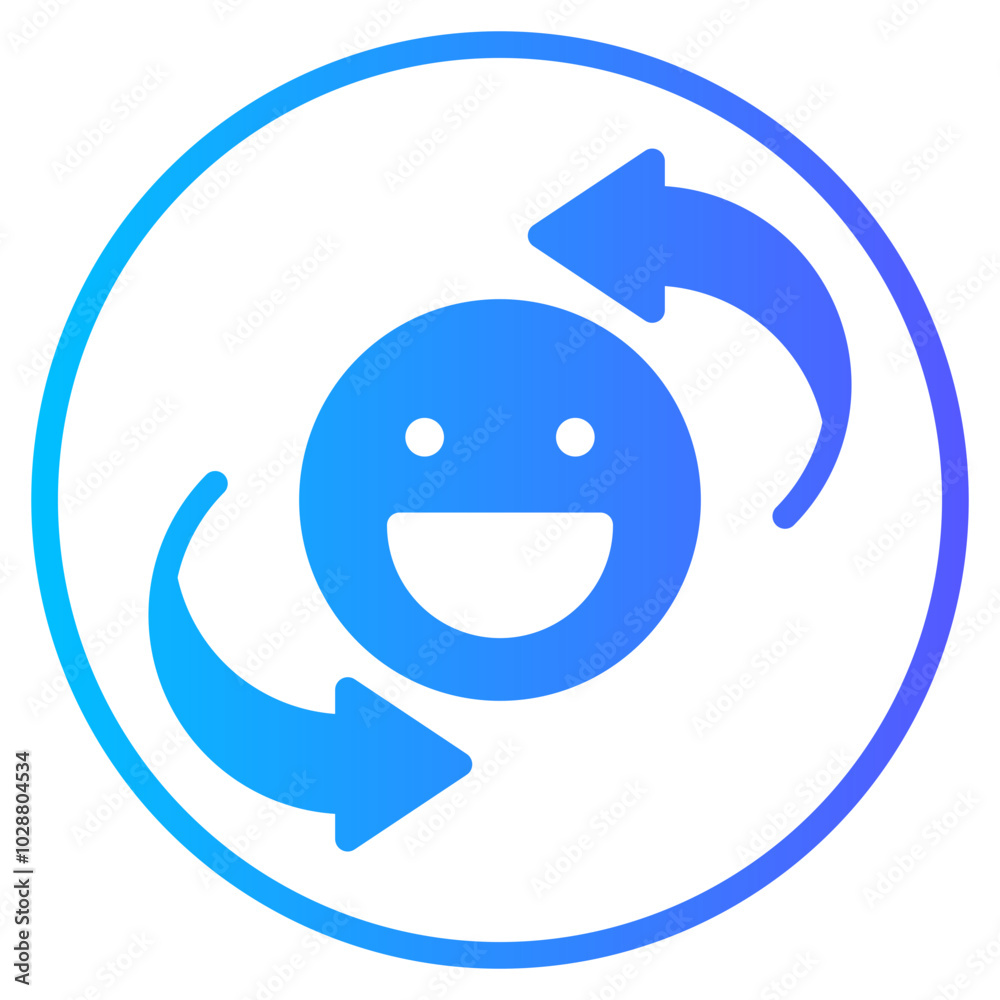 circular arrow gradient icon circular arrow gradient icon