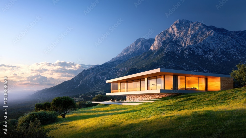Serene Mountain Peak: Holistic Healing at a Rehabilitation Facility with Fresh Air and Scenic Landscapes