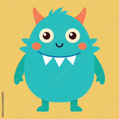 Monster Cute Style Doodle Character vector design