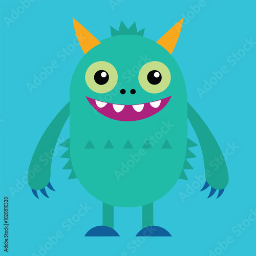 Monster Cute Style Doodle Character vector design