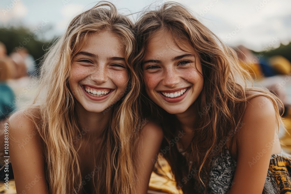Girls having a lovely time together, Generative AI Girls having a lovely time together, Generative AI