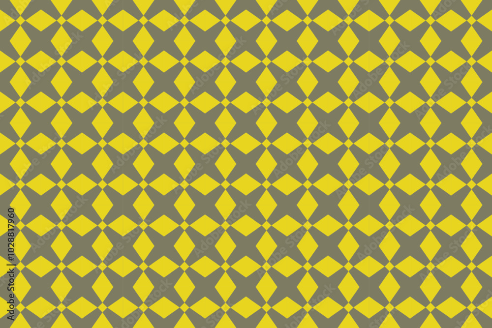 Seamless geometric patterns yellow on gray background vector. Seamless geometric patterns yellow on gray background vector.