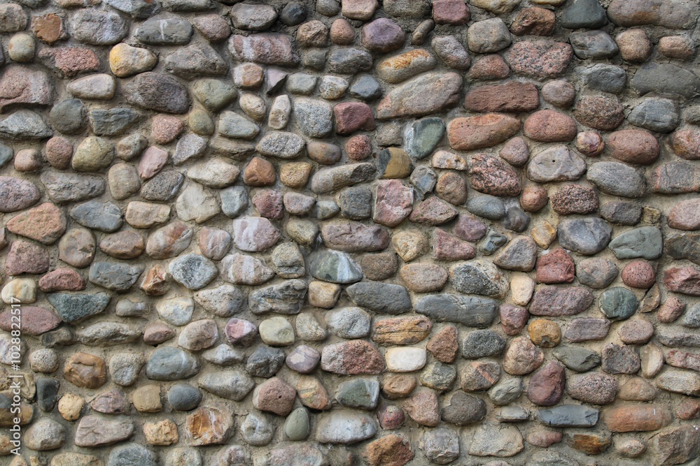 There is a sturdy stone wall that has a significant number of rocks on it There is a sturdy stone wall that has a significant number of rocks on it