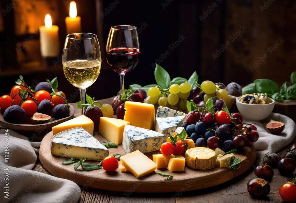 exquisite cheese platter presentation featuring colorful gourmet toppings elegant arrangement luxurious entertaining, appetizer, artisan, boards, bite exquisite cheese platter presentation featuring colorful gourmet toppings elegant arrangement luxurious entertaining, appetizer, artisan, boards, bite