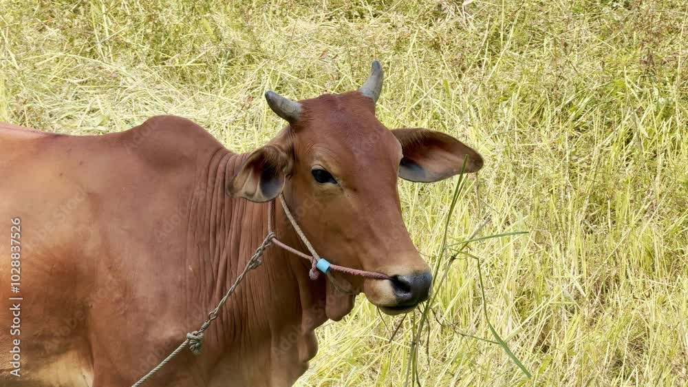 Raising cows in the fields countryside thailand Raising cows in the fields countryside thailand