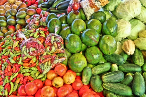 Marketplace in Pointe a Pitre, Guadeloupe photo