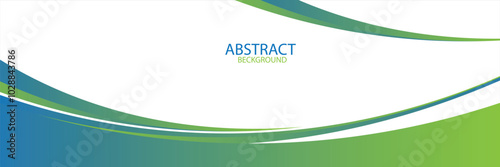  Vector blue line background curve element with white space for text and message design, overlapping layers, vector