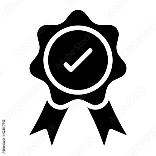 Verified Badge icon vector image. Can be used for Live Streaming.