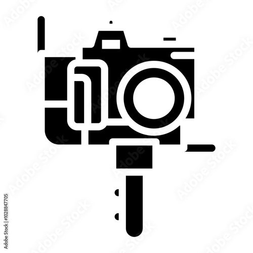 Vlog icon vector image. Can be used for Live Streaming.