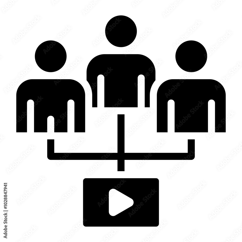 Streaming Community icon vector image. Can be used for Live Streaming. Streaming Community icon vector image. Can be used for Live Streaming.