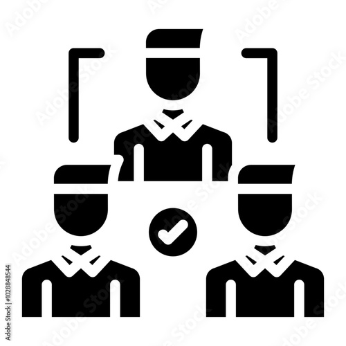 Delegate icon vector image. Can be used for Politics.