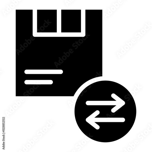 Package Sorting icon vector image. Can be used for Postal Service.
