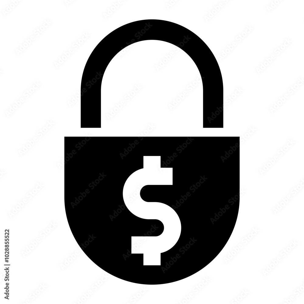 Loan Security icon vector image. Can be used for Loan. Loan Security icon vector image. Can be used for Loan.