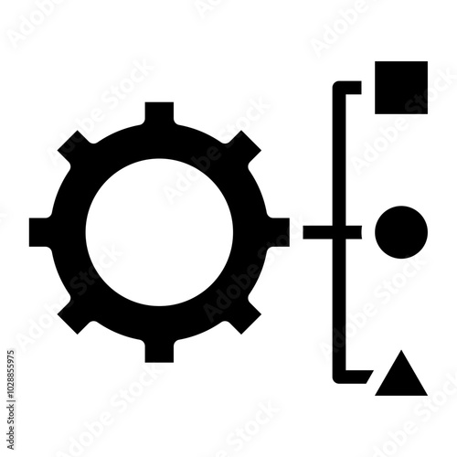 Resource Allocation icon vector image. Can be used for Operations Management.