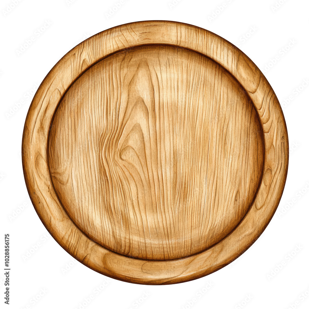 Rustic Wooden Round Plate or Tray Rustic Wooden Round Plate or Tray