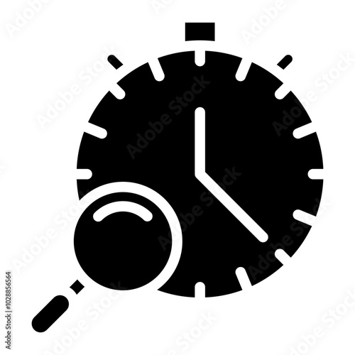 Time Tracker icon vector image. Can be used for Freelancer.