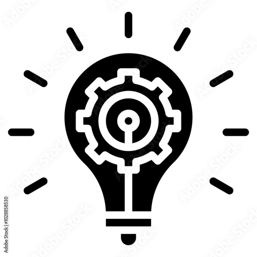 Innovation icon vector image. Can be used for Professional Services.