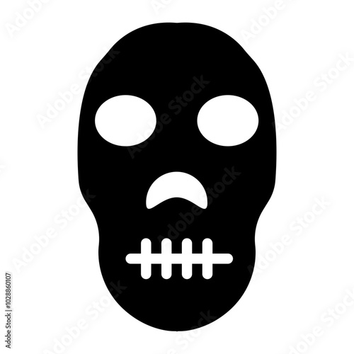 Bio horror icon vector image. Can be used for Movie Genres.