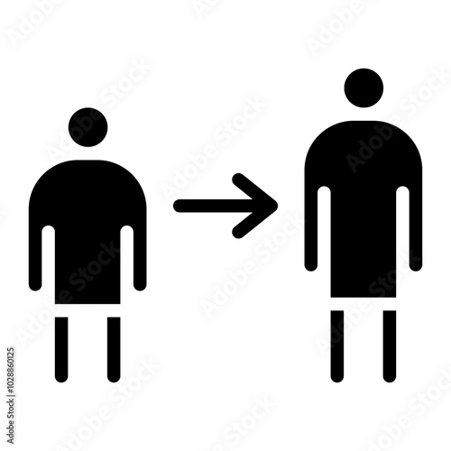 Coming of Age icon vector image. Can be used for Movie Genres.