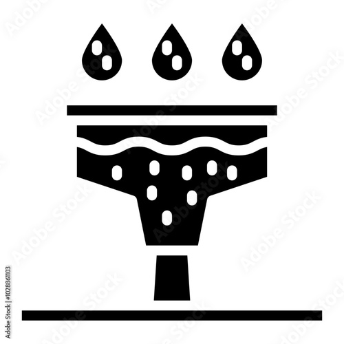 Sediment Removal icon vector image. Can be used for Water Treatment.