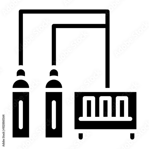 Curing Chamber icon vector image. Can be used for Additive Maufacturing.