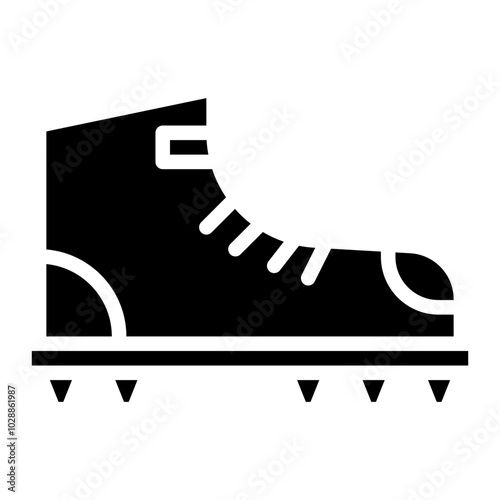 Crampons icon vector image. Can be used for Rock Climbing.