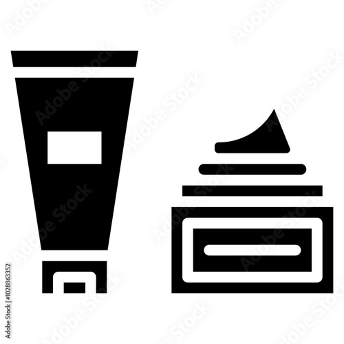 Gel icon vector image. Can be used for Sun Protection.
