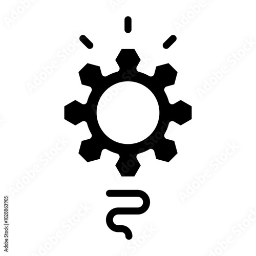 Innovation icon vector image. Can be used for Organization.