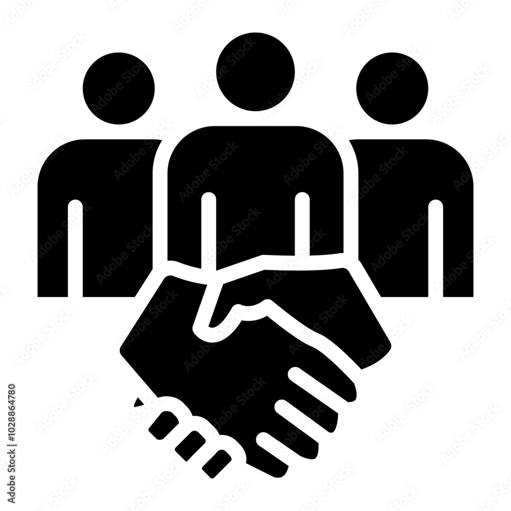 Teamwork icon vector image. Can be used for Business Meeting. Teamwork icon vector image. Can be used for Business Meeting.