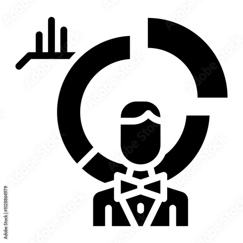 Futuristic icon vector image. Can be used for Thought Leadership.