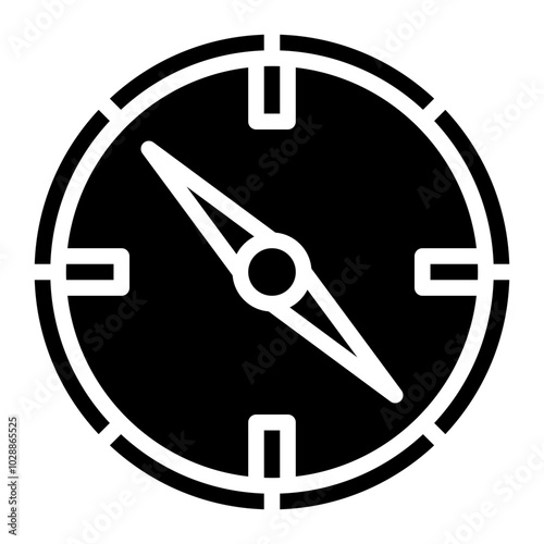 Compass Sensor icon vector image. Can be used for Sensors.