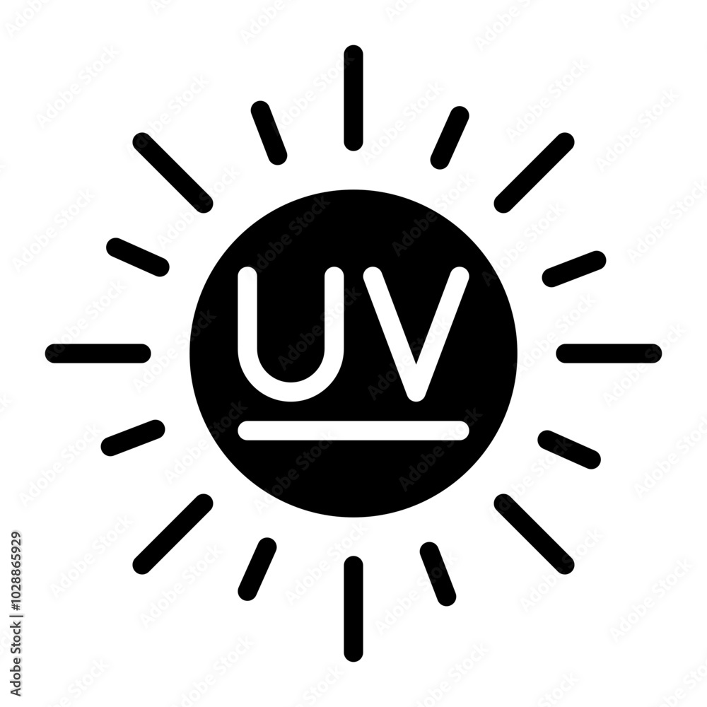 UV Sensor icon vector image. Can be used for Sensors. UV Sensor icon vector image. Can be used for Sensors.
