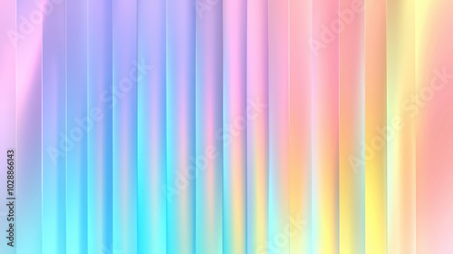 Colorful rainbow gradient background with soft pastel hues creating serene and dreamy atmosphere. This vibrant design is perfect for various creative projects