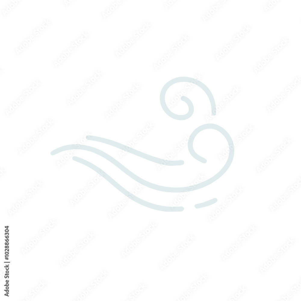 simple wind hand drawn element simple wind hand drawn element